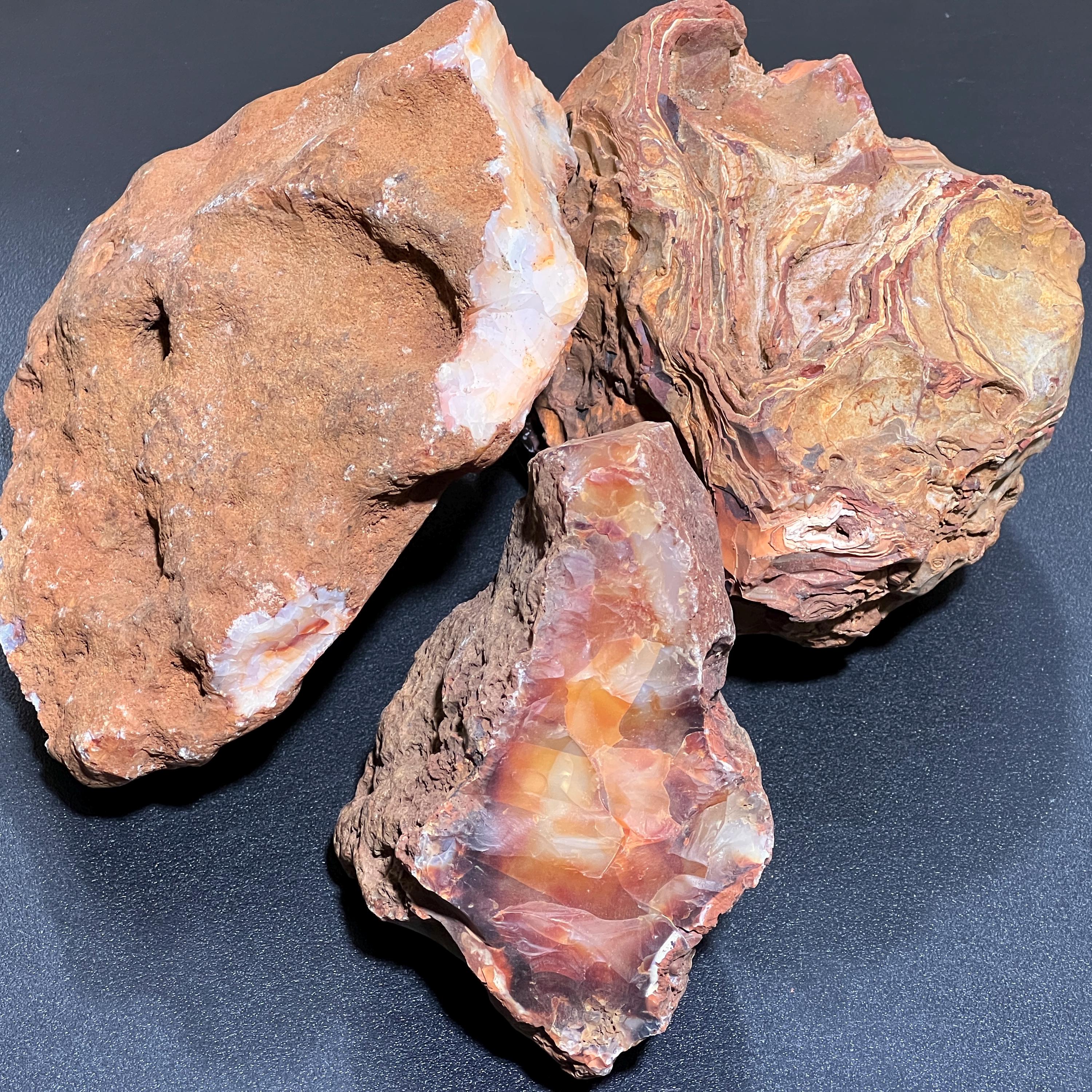 Large Extra Quality Red Carnelian Agate Crystal Boulders (4-8 Inches) Rough Raw Stones Amazing Crystals
