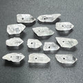 Drilled Clear Quartz Crystal Points (2mm Hole) Wholesale Pendant Beads Amazing Crystals