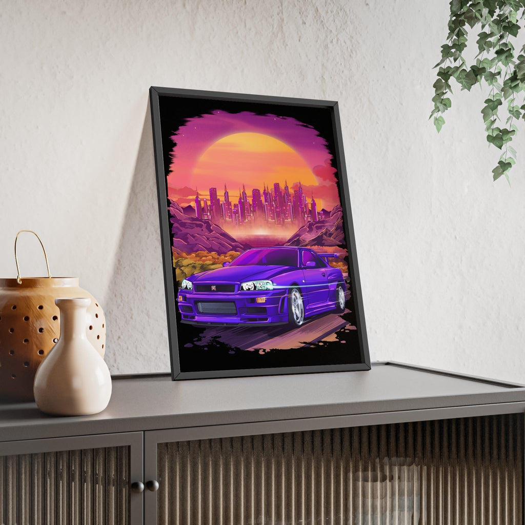 Nissan Skyline GT-R Poster Desksmith