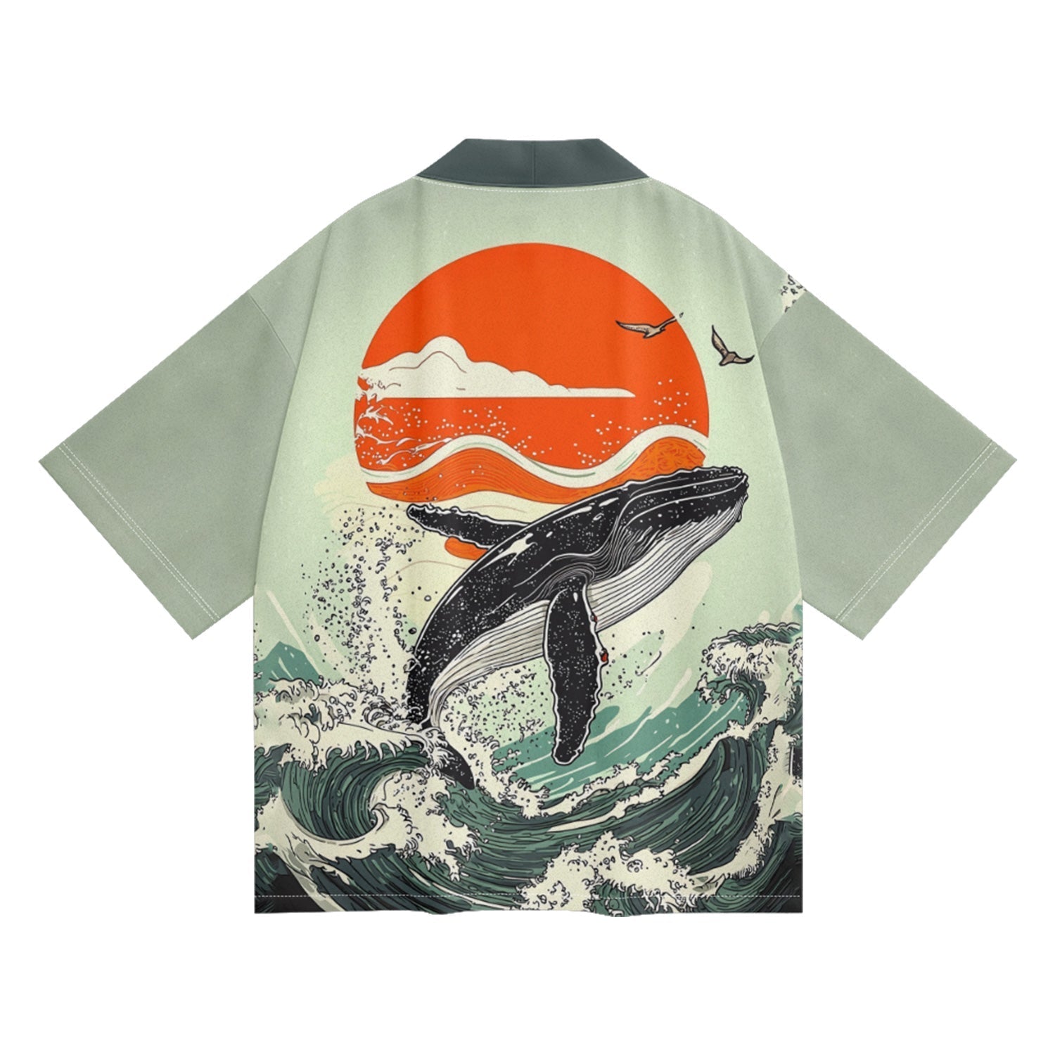 K23 Green Whale Kimono Niepce