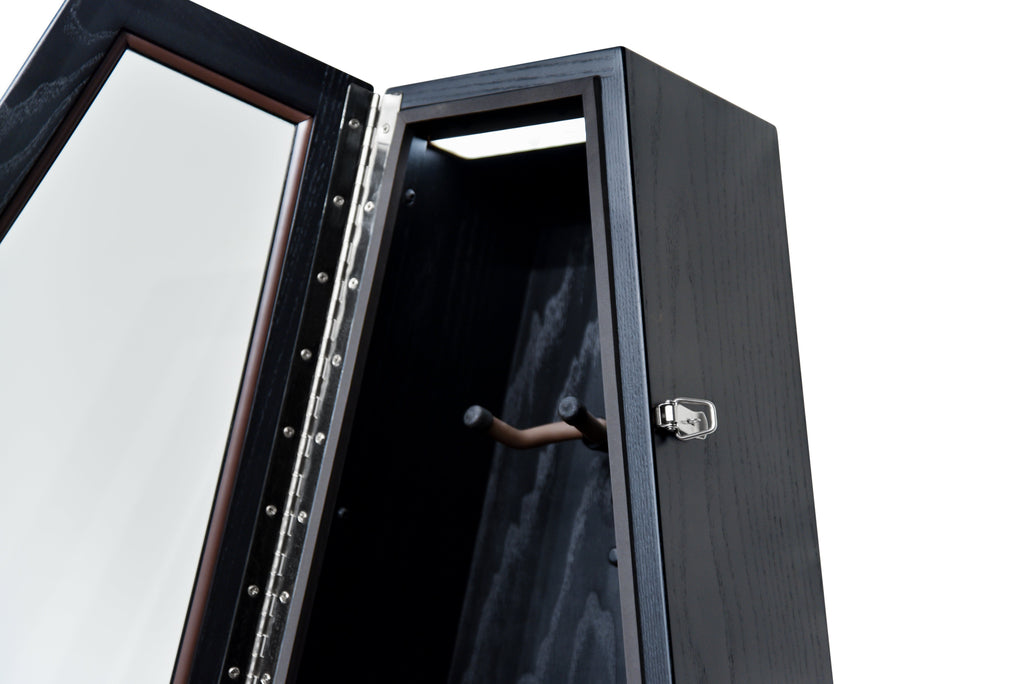 ClimaCase Triangle Humidor - Northern White Ash with Piano Black Acoustic Remedy Cases