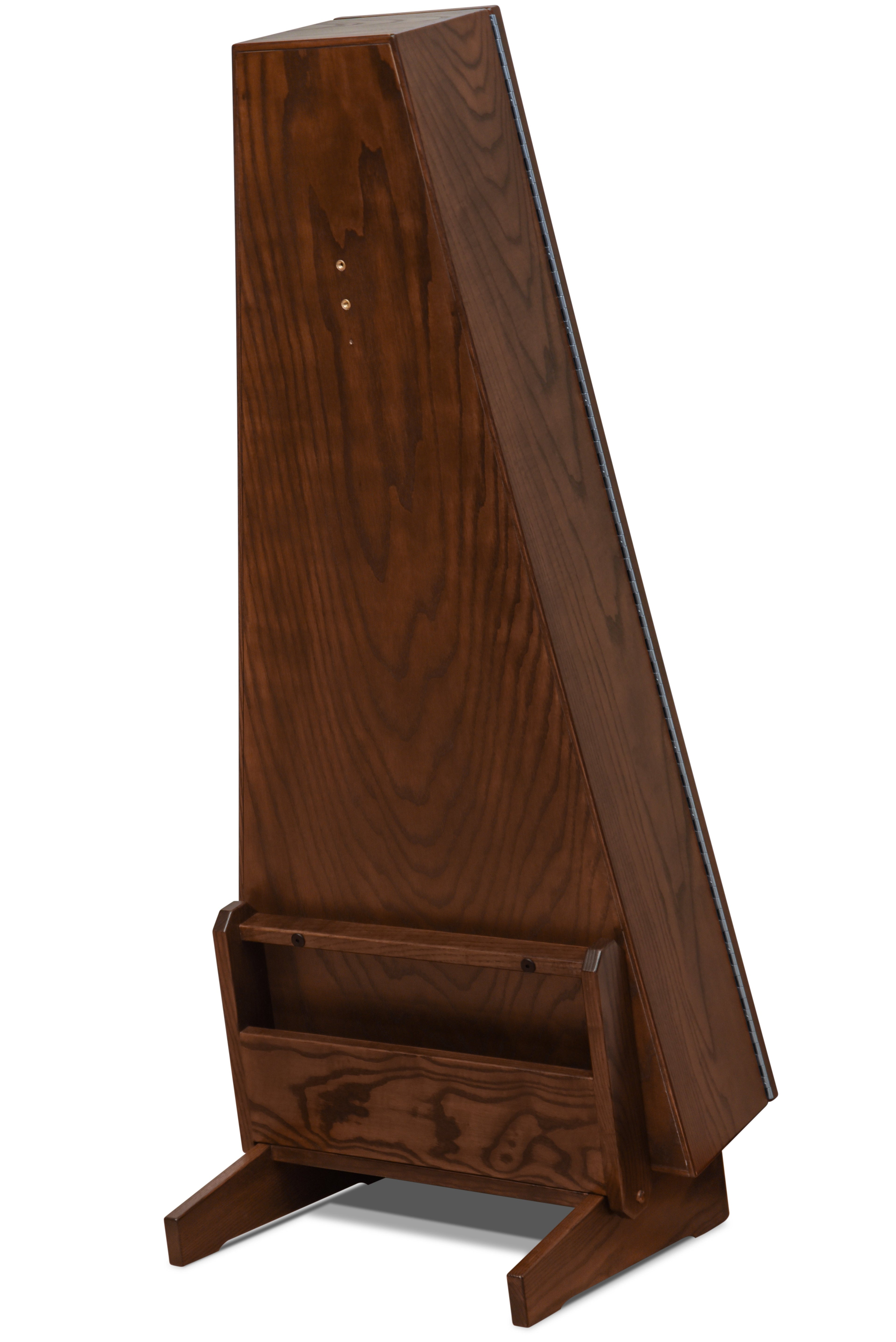 ClimaStand Triangle Humidor with Base - Northern White Ash with Coffee Stain Acoustic Remedy Cases