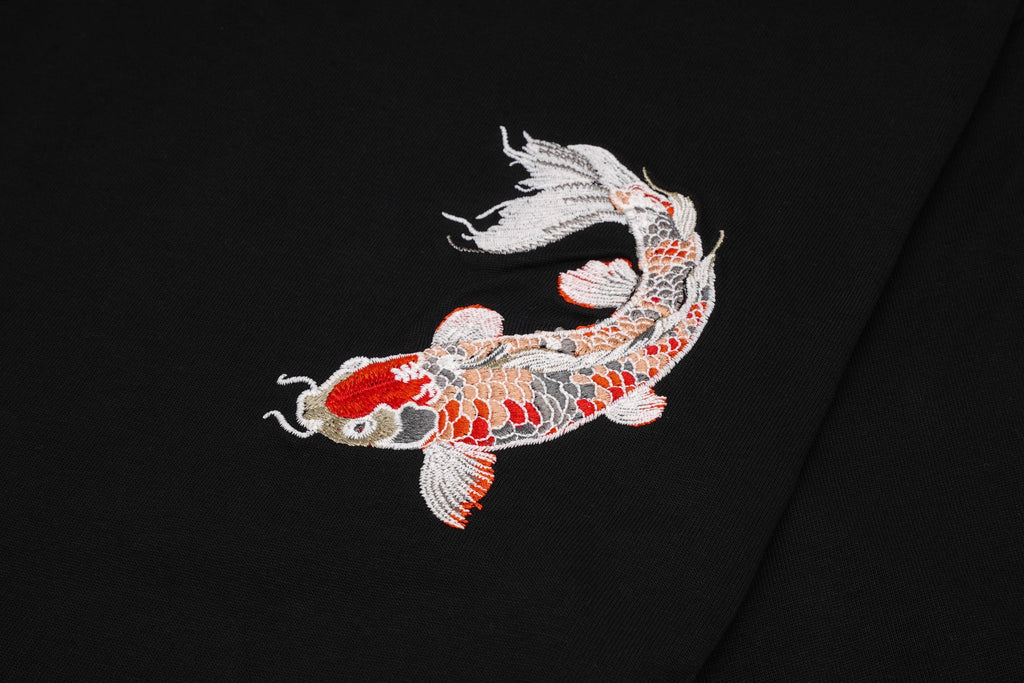 ET514 Koi Fish Embroidered Tee Niepce
