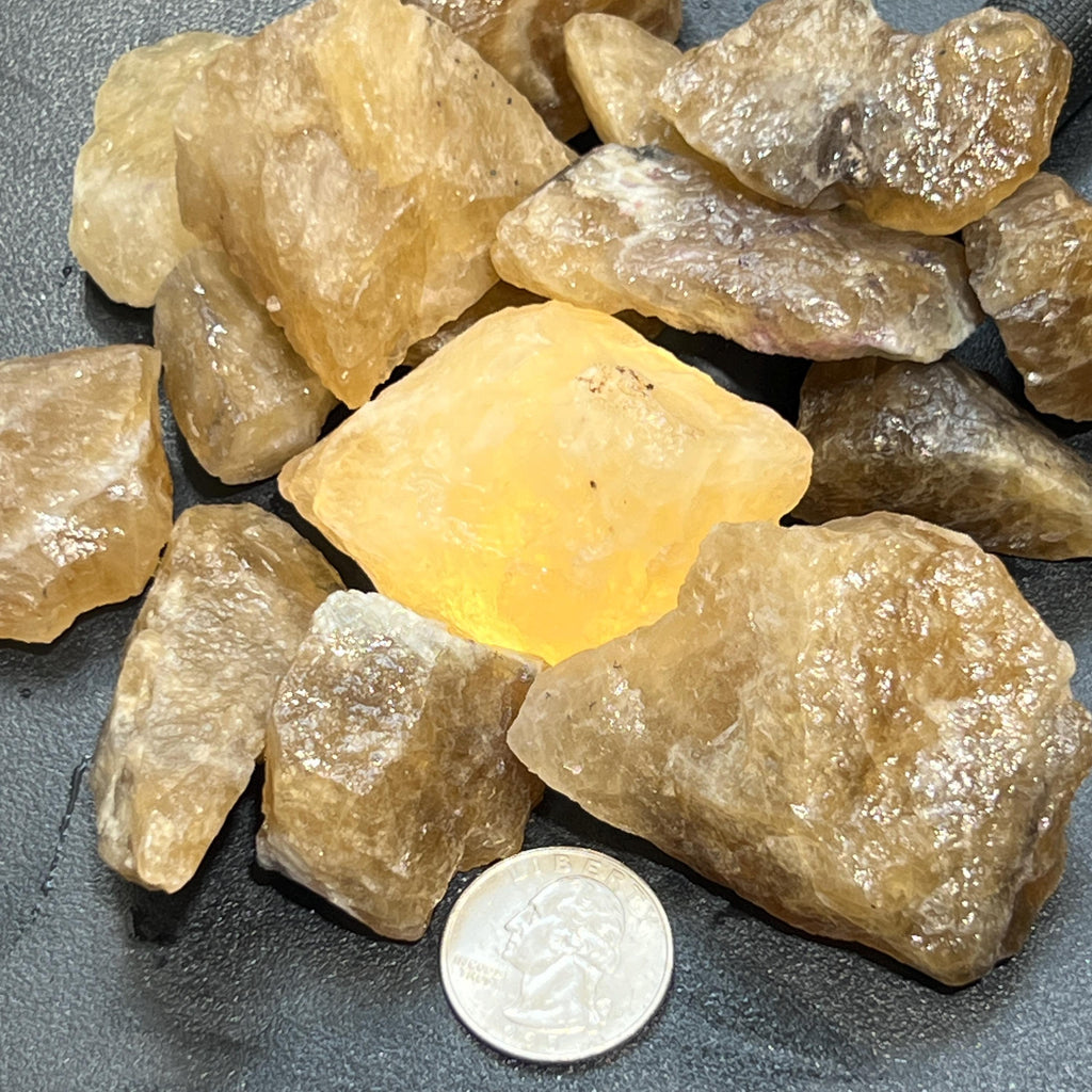 Citrine Crystal (Untreated) Rough Raw Stones (By The Piece or Pound) Wholesale Amazing Crystals