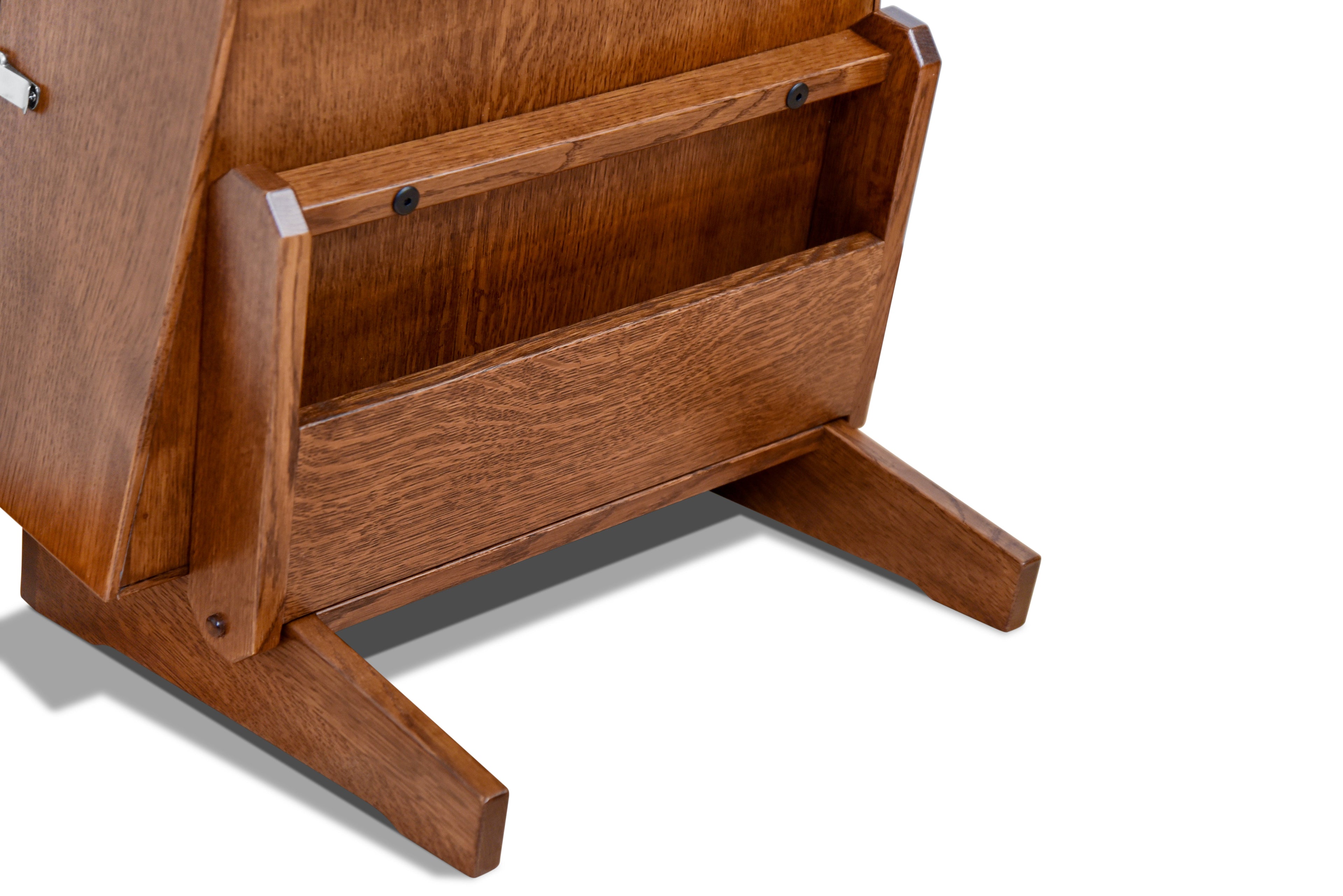 ClimaStand Triangle Humidor with Base - Quartersawn White Oak with Boston Stain Acoustic Remedy Cases