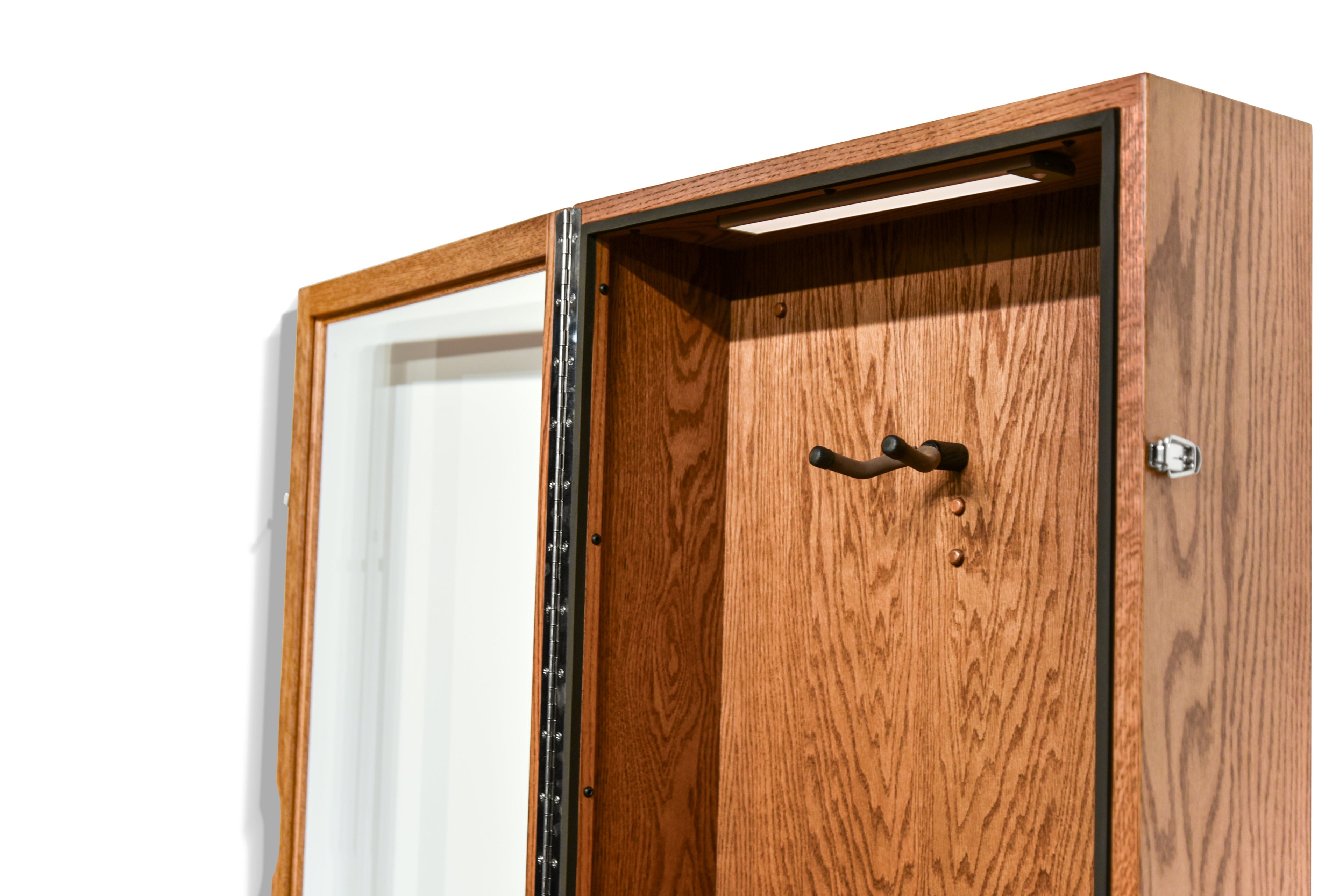 ClimaCase Rectangle Humidor - Red Oak with Golden Walnut Stain Acoustic Remedy Cases