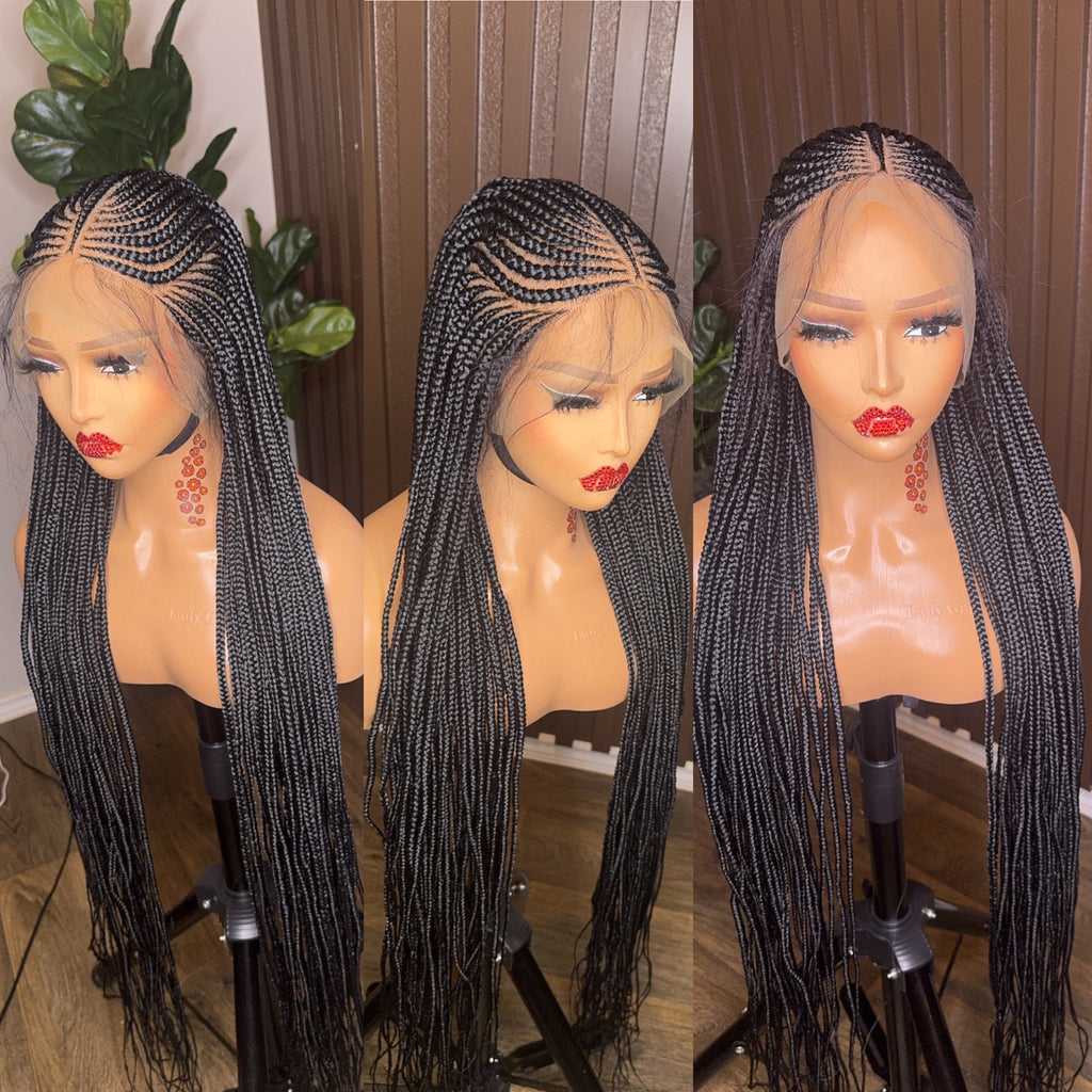 MILA Braided Wig - Synthetic Full Machine Wig HOL stores