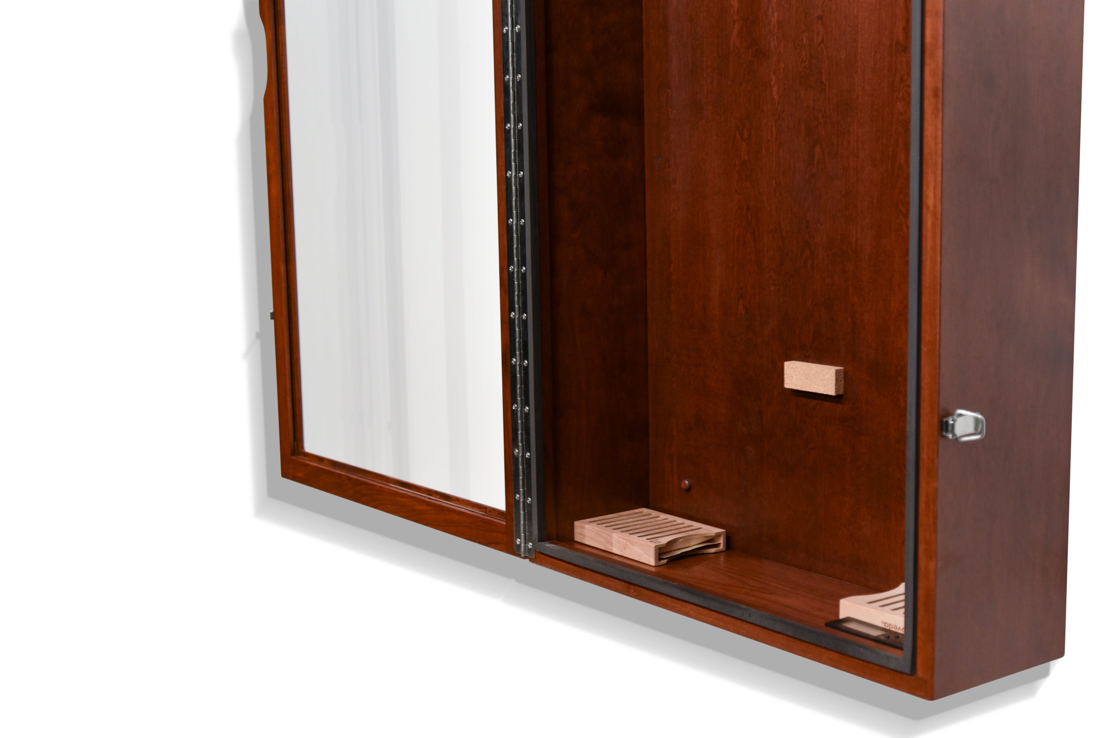 ClimaCase Rectangle Humidor - Cherry with Acres Stain Acoustic Remedy Cases