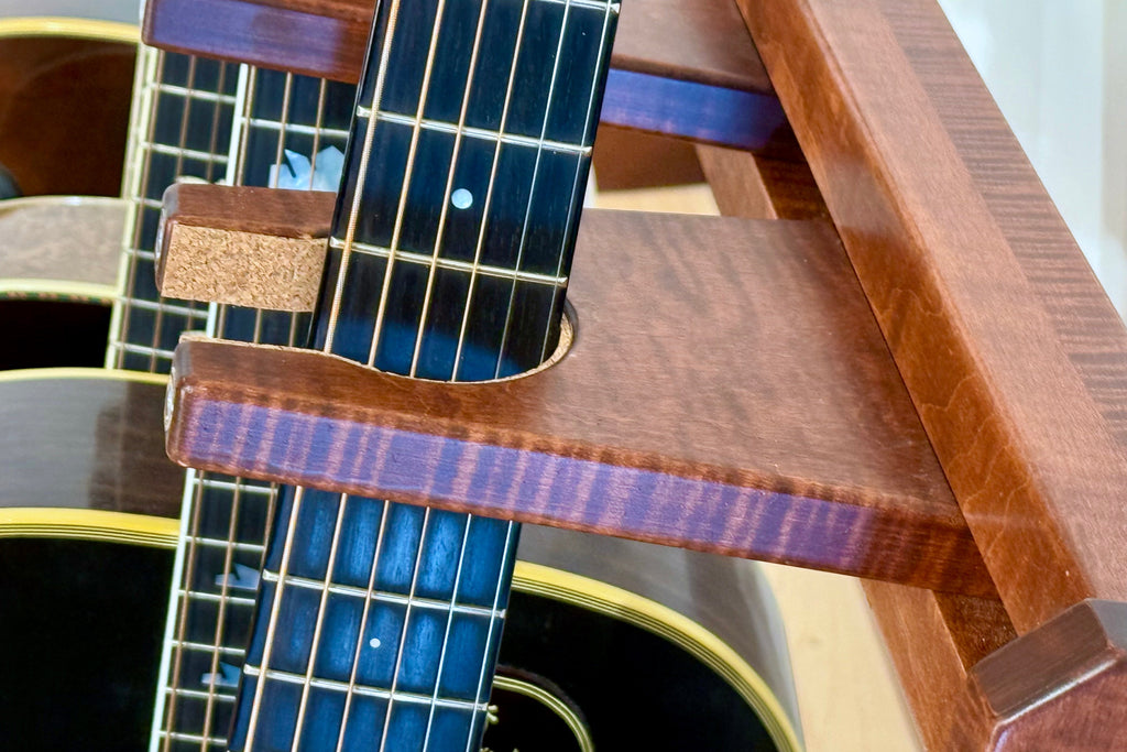 Petite StringRack - Flamed Maple - Acres Acoustic Remedy Cases