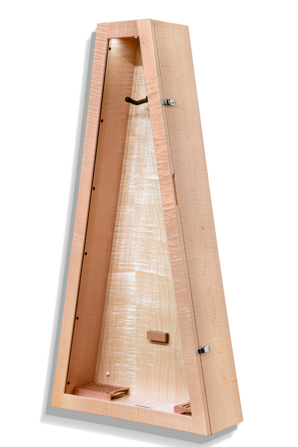 ClimaCase Triangle Humidor - Flamed Maple Acoustic Remedy Cases