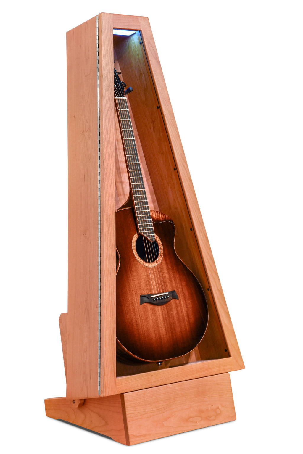 ClimaStand Triangle Humidor with Base - Cherry Acoustic Remedy Cases