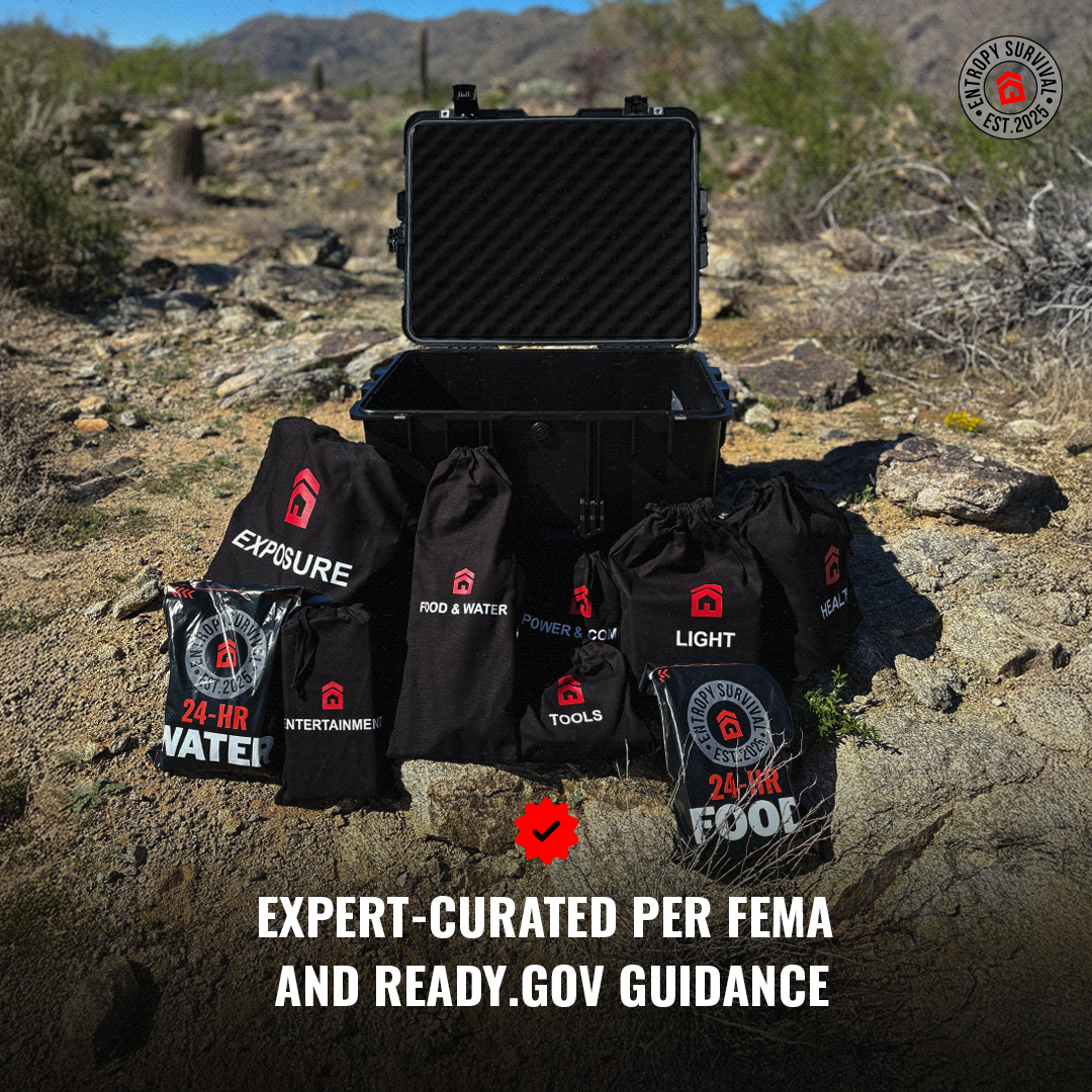 The Safe House Survival Kit | 72-Hour Family Emergency Kit Entropy Survival