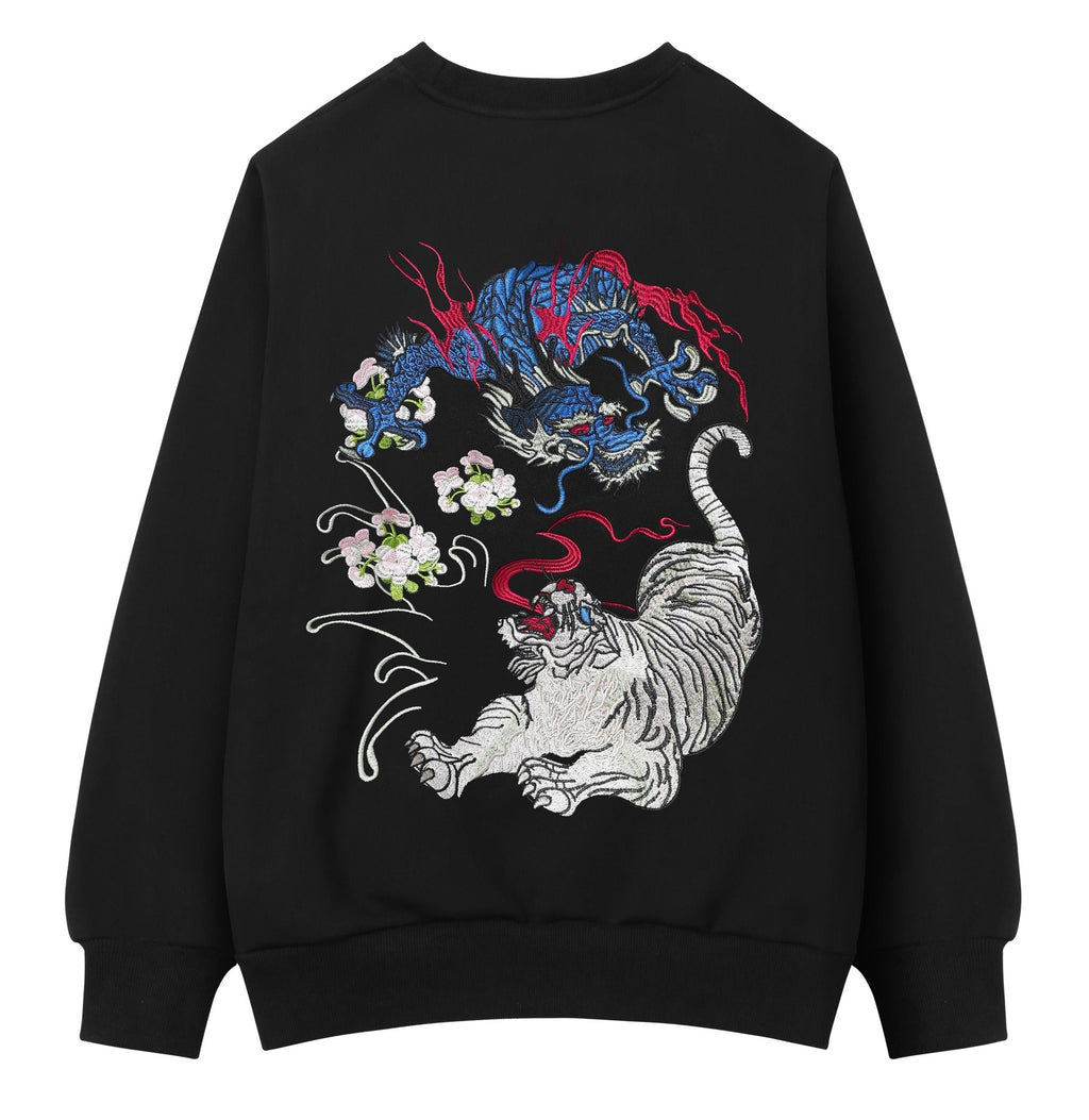 SW9977 War of Beasts Embroidered Sweater Niepce