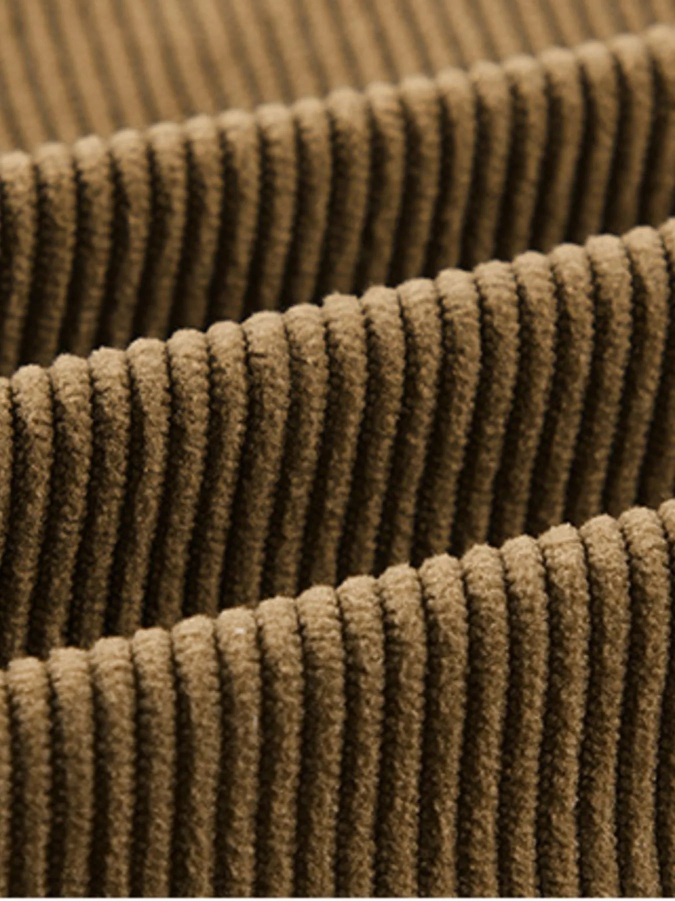 Men's Plus Size Corduroy Button-Up Jacket with Chest Pockets NicholesGifts