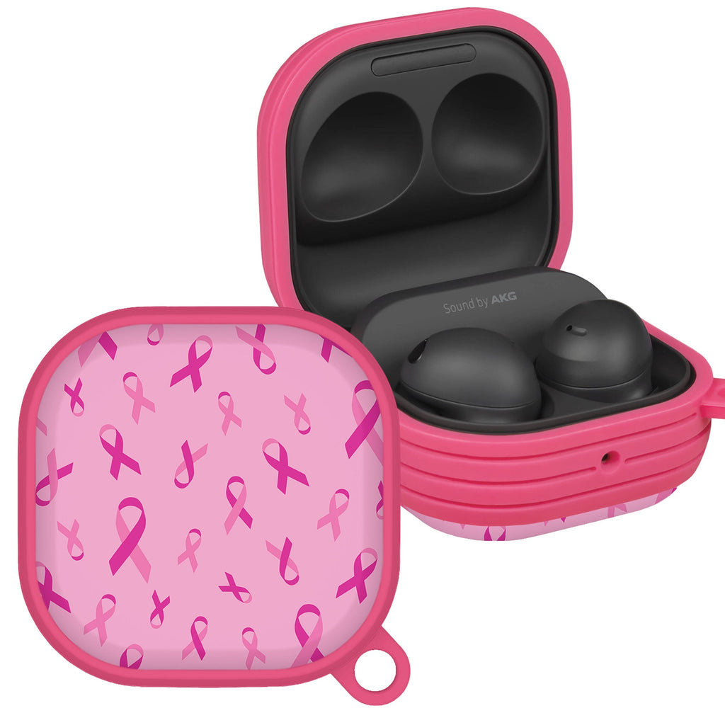 Breast Cancer Awareness HDX Samsung Galaxy Buds Pro & Buds Live Case Cover Affinity Bands