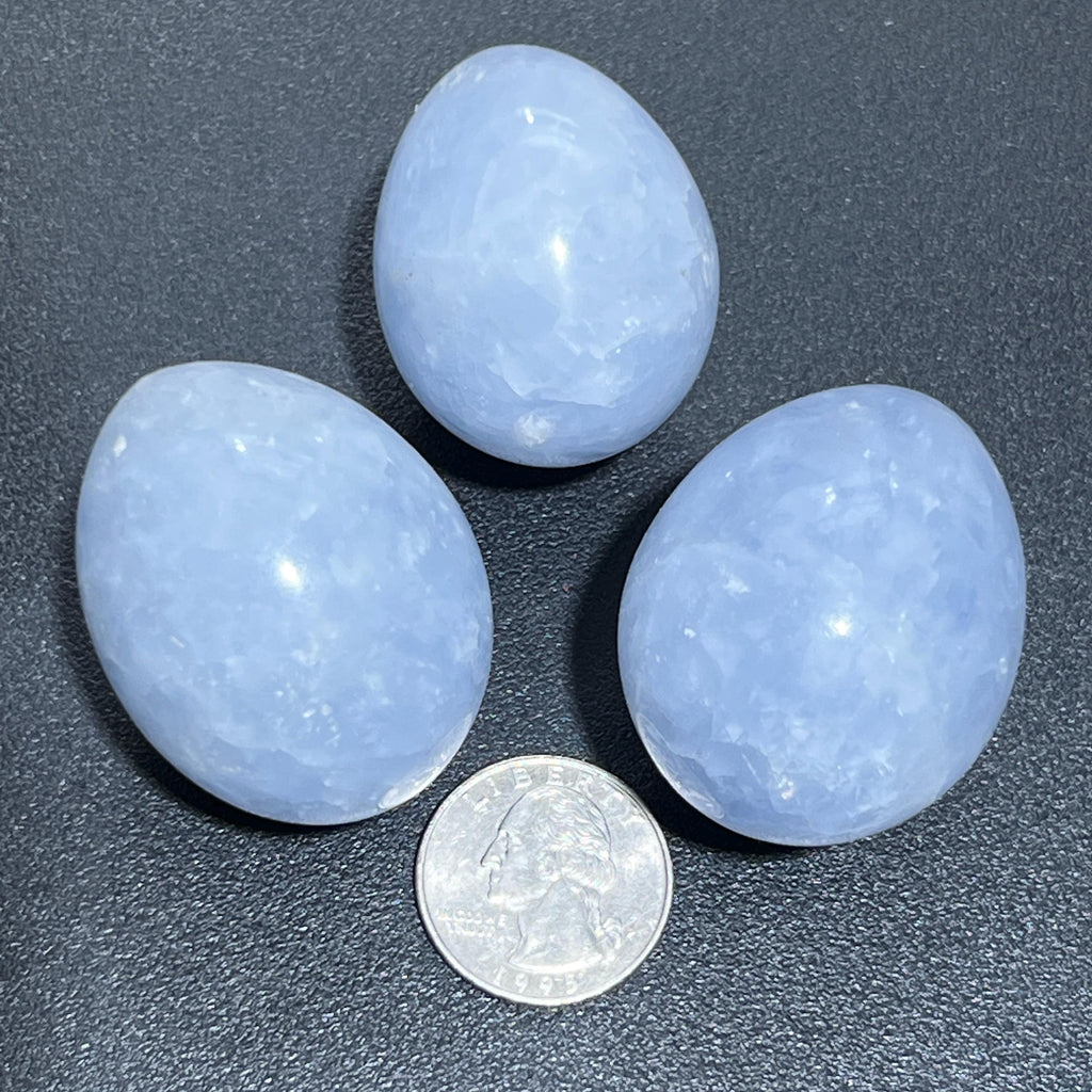 Blue Calcite Crystal Egg Carving Wholesale Amazing Crystals