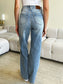 Judy Blue Full Size High Waist Wide Leg Jeans