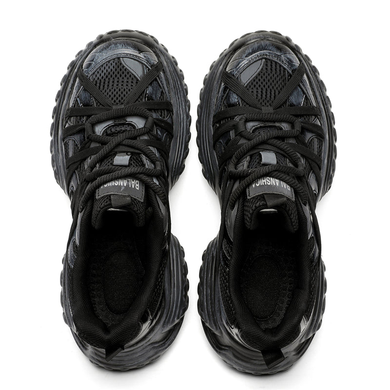 S8888 Black Tire Sneakers Niepce