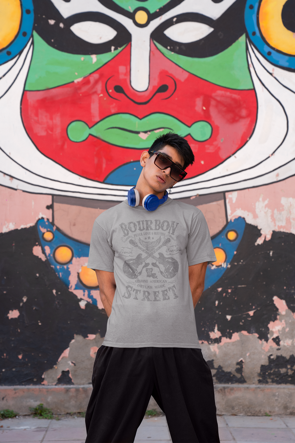 Bourbon Street Outlaw Design T-Shirt Taboo