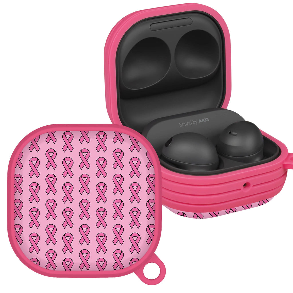 Breast Cancer Awareness HDX Samsung Galaxy Buds Pro & Buds Live Case Cover Affinity Bands