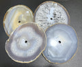 Large Natural Color Agate Slice Clock Faces (6-7 Inches)(1 CM Drilled Hole) Amazing Crystals