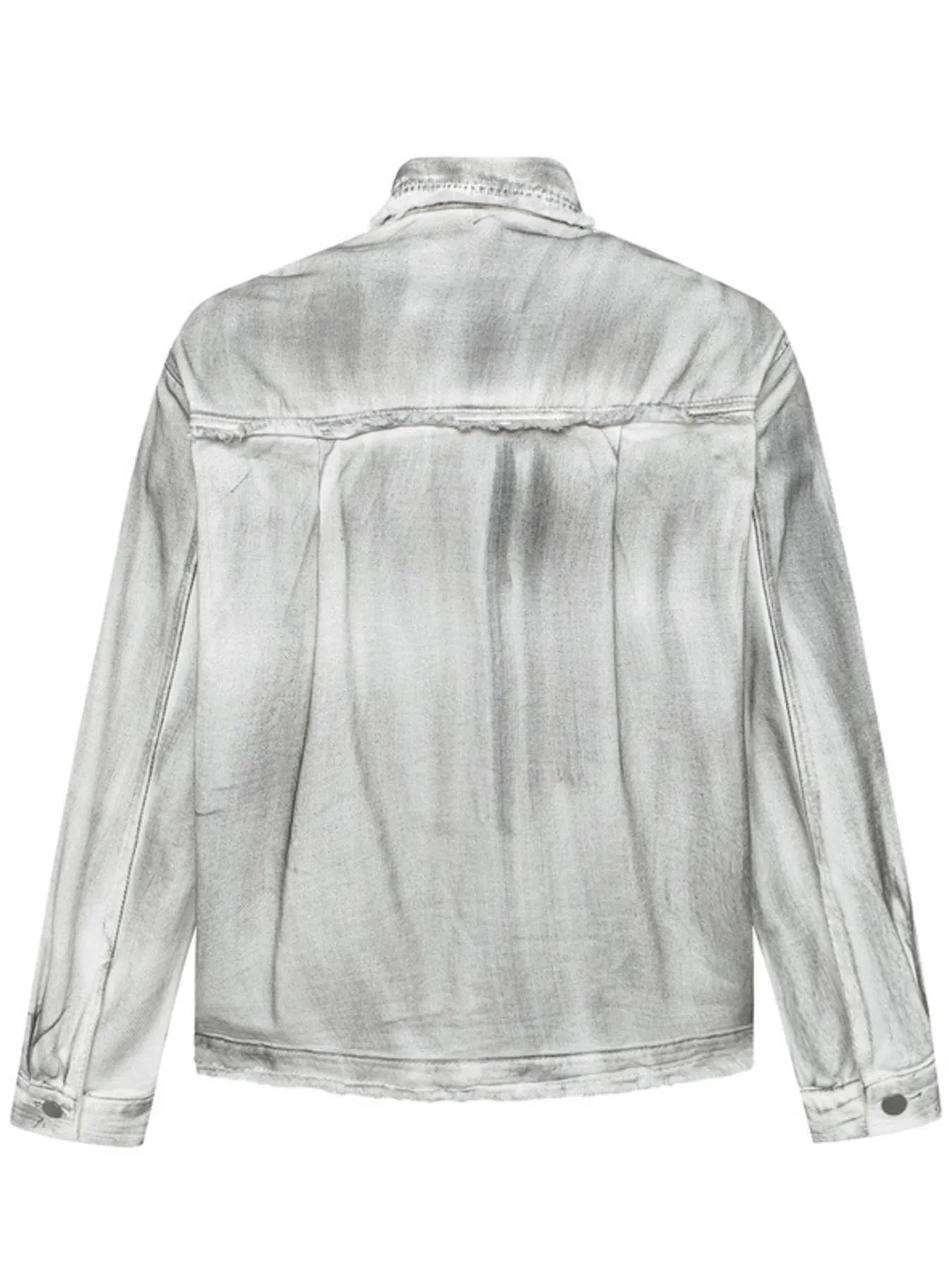 Men's Plus Size Wash Button Up Long Sleeve Denim Jacket NicholesGifts