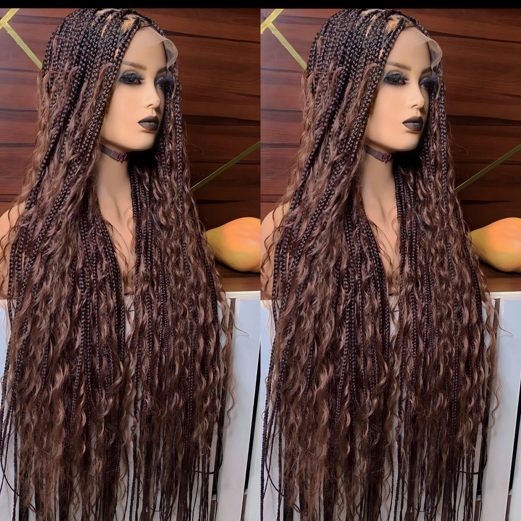 BOHO Knotless Braided wig HOL stores