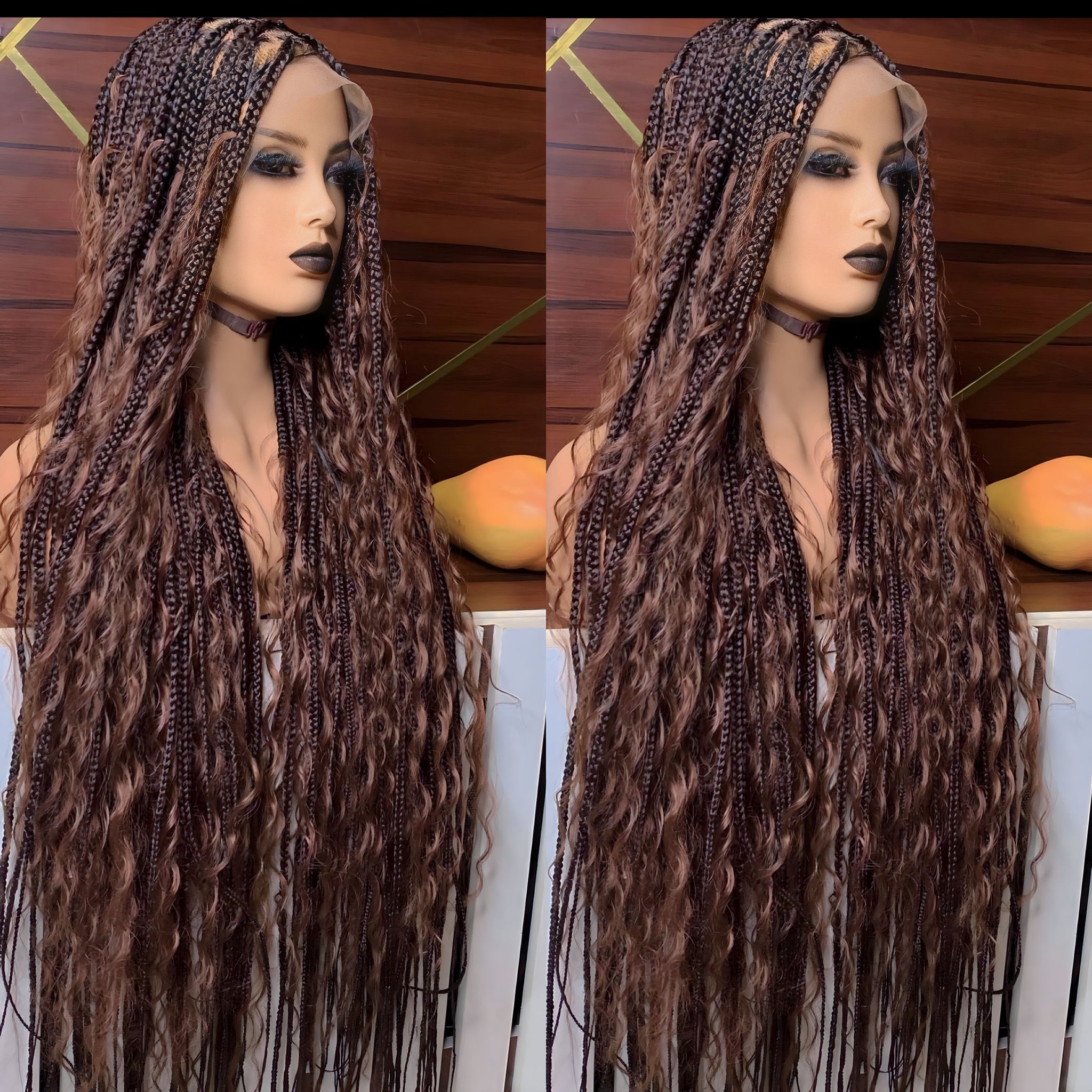 BOHO Knotless Braided wig HOL stores