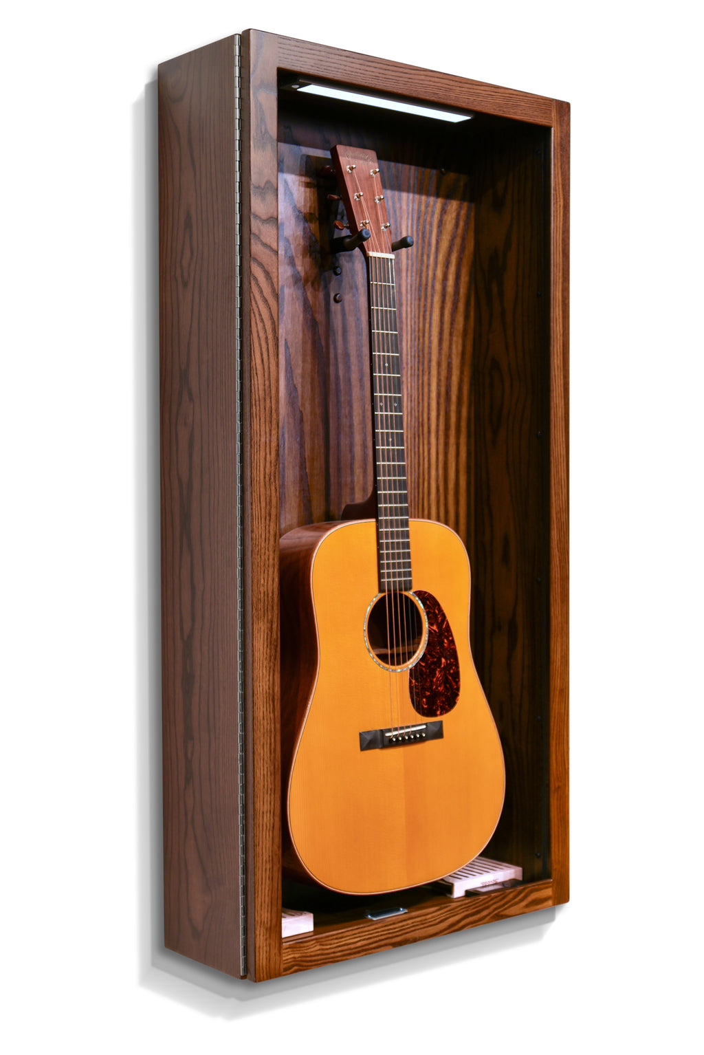 ClimaCase Rectangle Humidor - Northern White Ash with Rich Tobacco Stain Acoustic Remedy Cases
