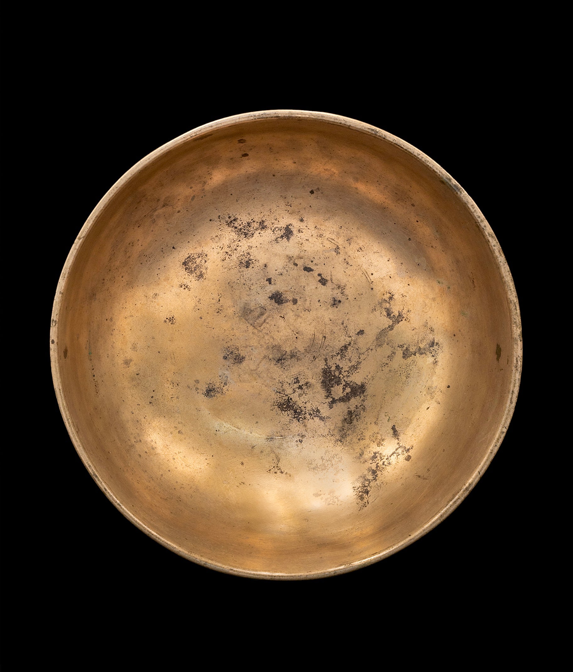 Antique Manipuri Singing Bowl F 180Hz 7.25" A15861 Bodhisattva Trading Company