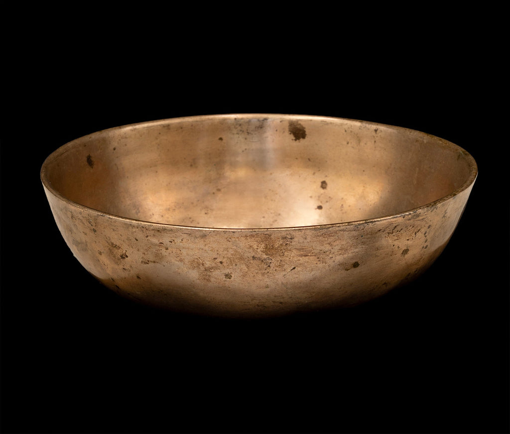 Antique Manipuri Singing Bowl F 180Hz 7.25" A15861 Bodhisattva Trading Company