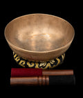 Antique Manipuri Singing Bowl D# 154Hz 8.25" A15866 Bodhisattva Trading Company