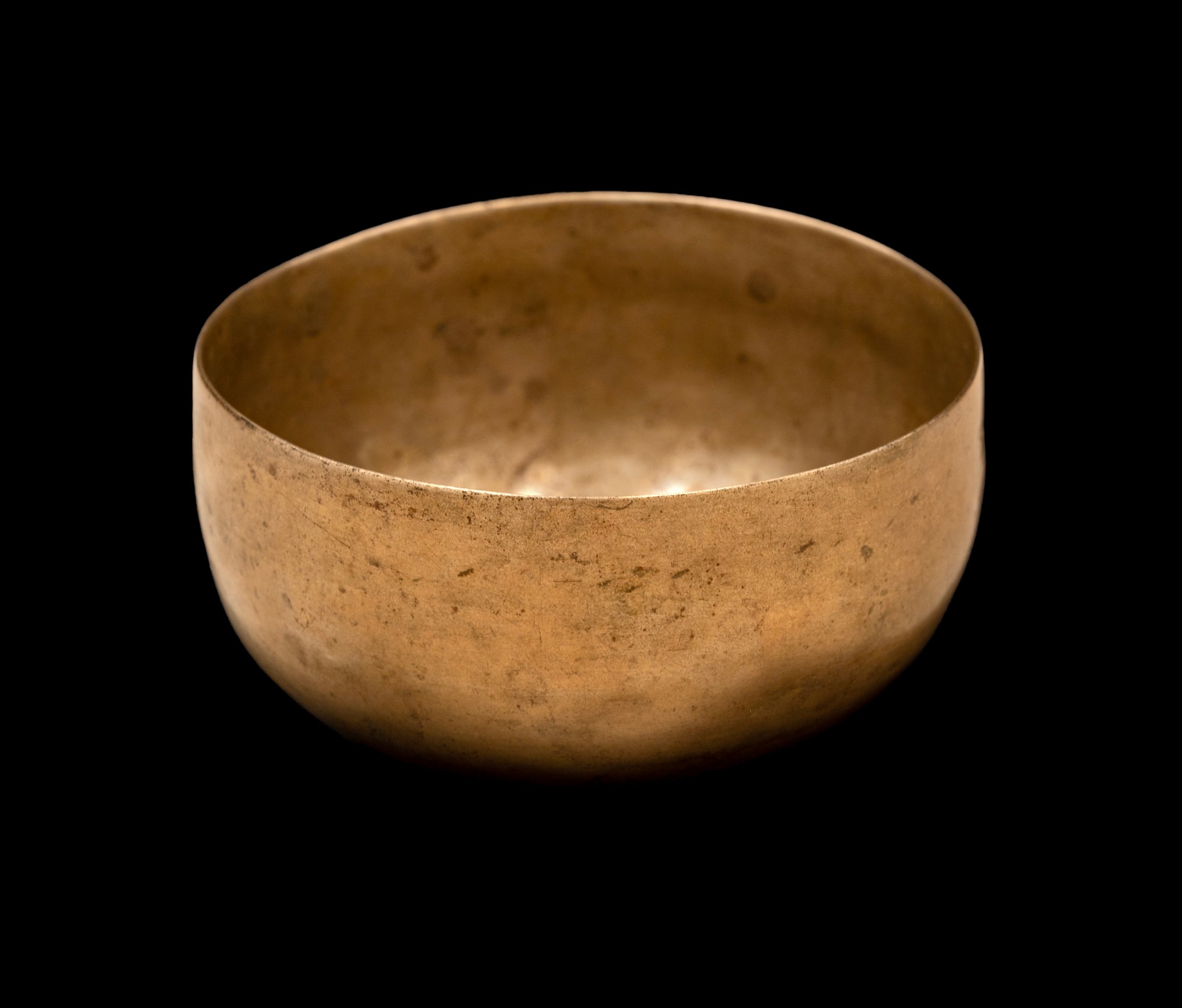 Antique Cup Thadobati Singing Bowl F4 354Hz 4.25" A16066 Bodhisattva Trading Company