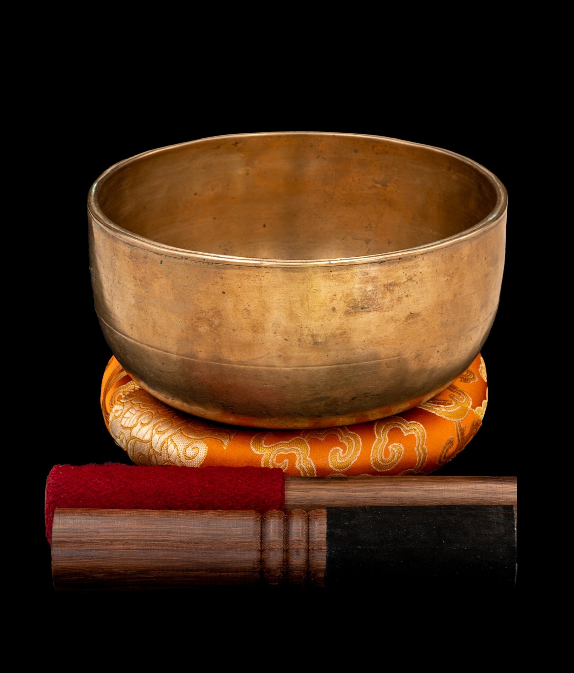 Antique Buddha Singing Bowl G3 199Hz 7" A16077 Bodhisattva Trading Company