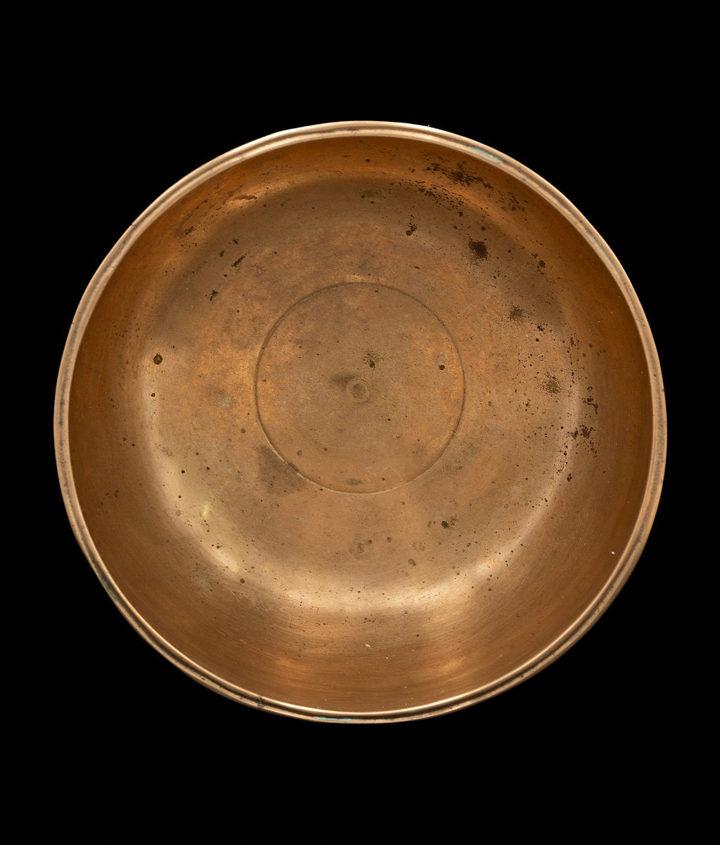 Antique Buddha Singing Bowl G3 199Hz 7" A16077 Bodhisattva Trading Company