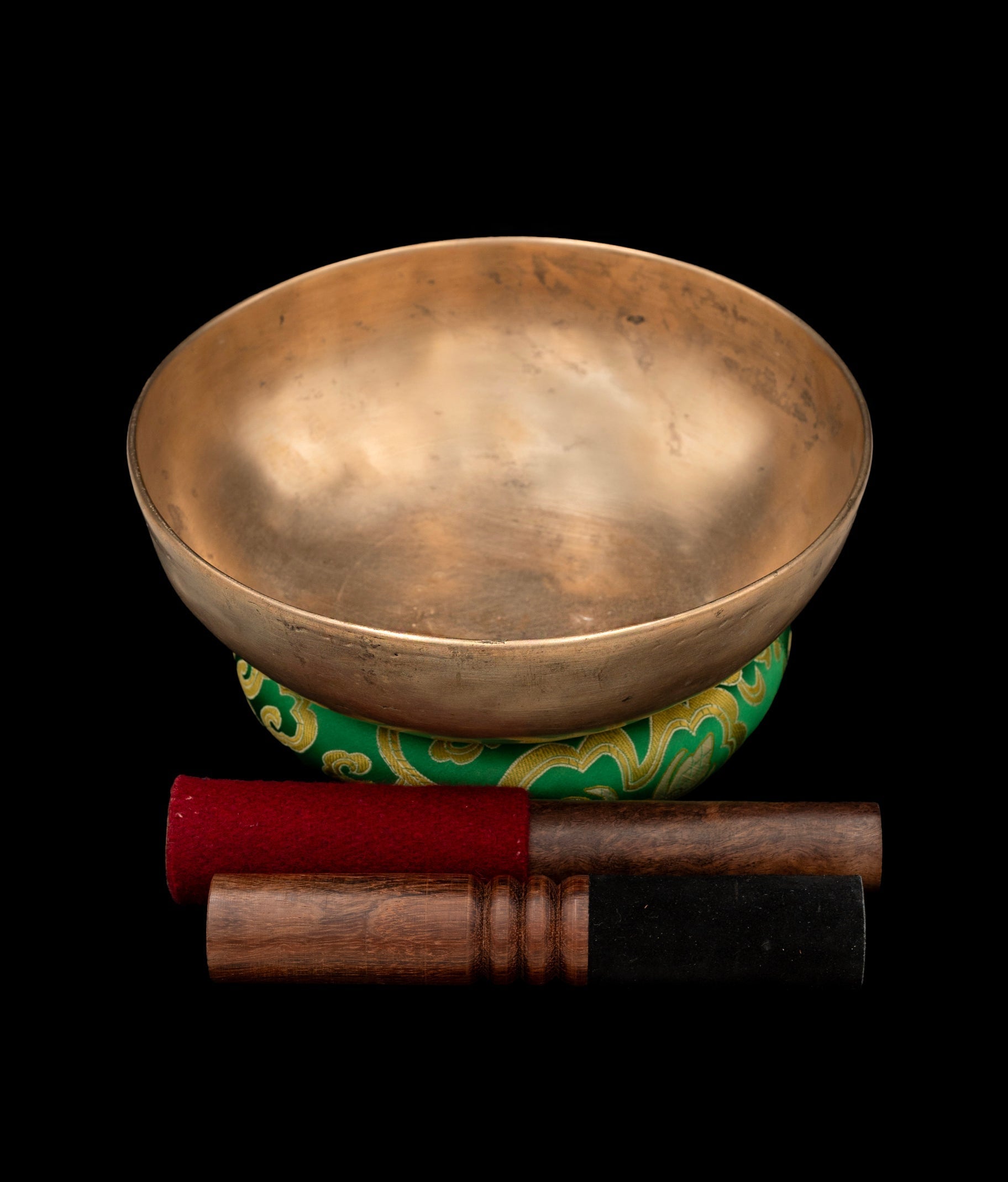 Antique Manipuri Void Singing Bowl B2 122Hz 8.5" A16086 Bodhisattva Trading Company