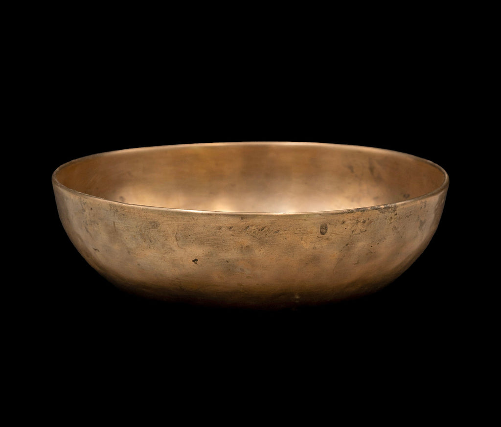 Antique Manipuri Void Singing Bowl B2 122Hz 8.5" A16086 Bodhisattva Trading Company