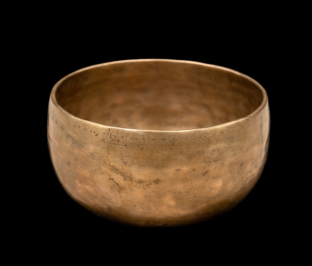 Antique Void Thadobati Singing Bowl A#3 227Hz 7" A16097 Bodhisattva Trading Company