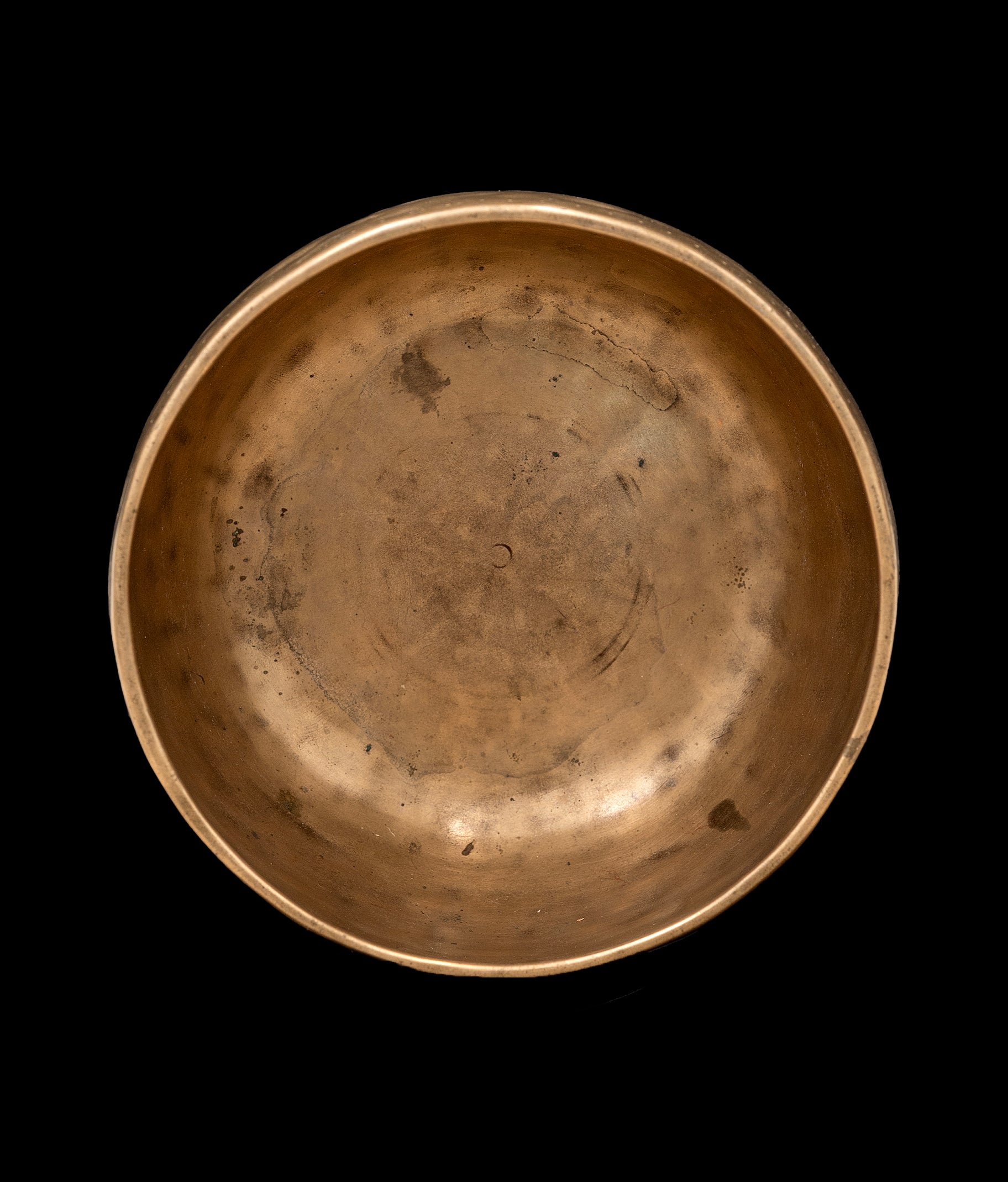 Antique Void Thadobati Singing Bowl A#3 227Hz 7" A16097 Bodhisattva Trading Company