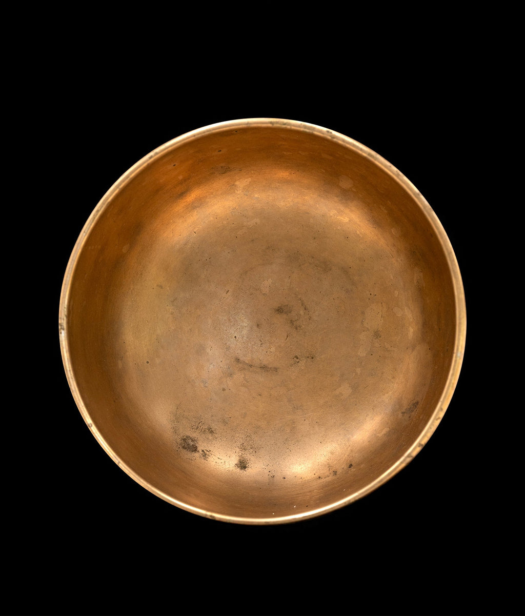 Antique Special Thick Thadobati Singing Bowl B3 241Hz 6 3/4" A16111 Bodhisattva Trading Company