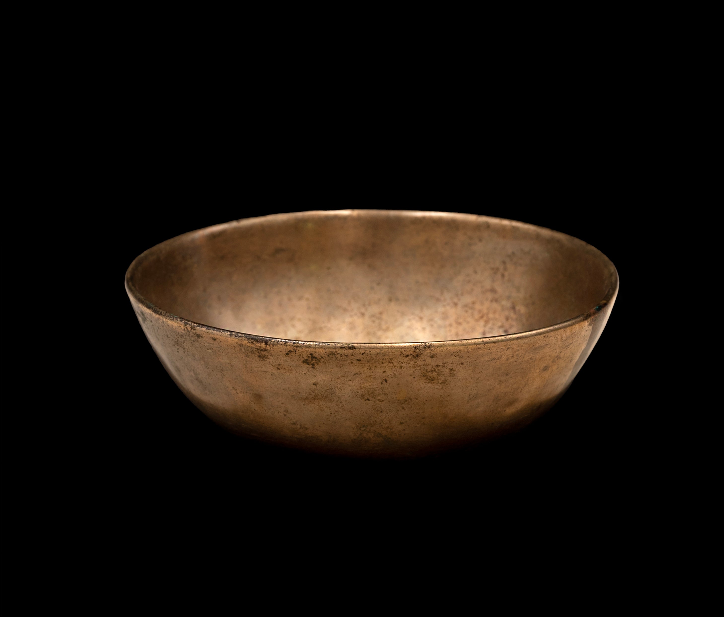 Antique Manipuri Singing Bowl D 291Hz 5.25" A16120 Bodhisattva Trading Company