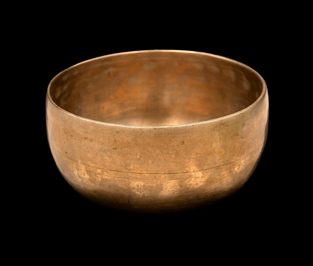 Antique High Wall Thadobati Singing Bowl G#3 209Hz 6 1/2" A16125 Bodhisattva Trading Company