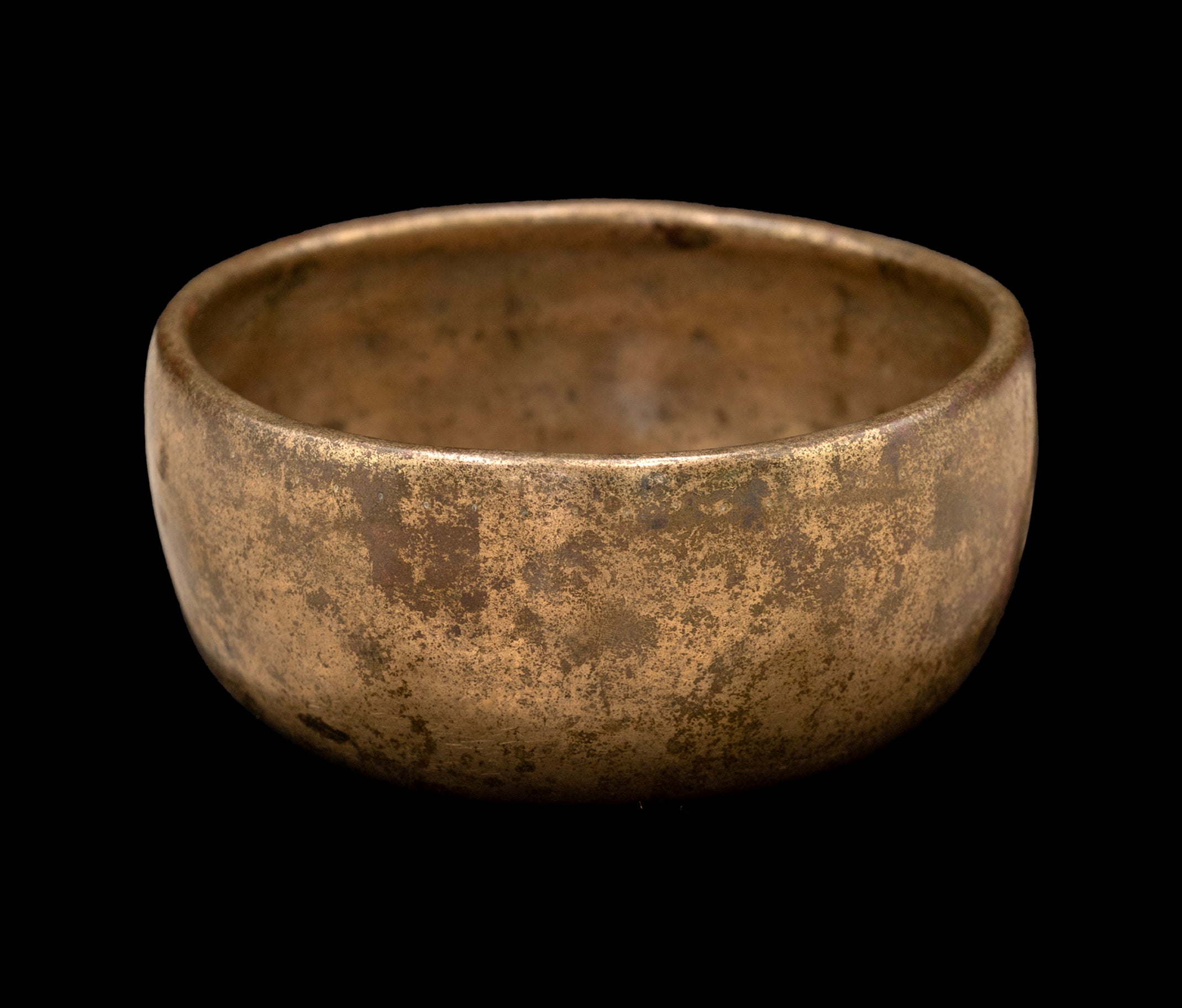 Antique Void Singing Bowl E5 678Hz 4 3/4" A16132 Bodhisattva Trading Company