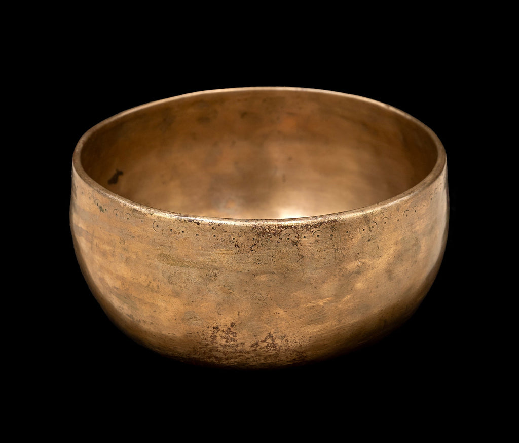 Antique, Special Thick, Void Thadobati Singing Bowl A#3 234Hz 7" A16136 Bodhisattva Trading Company