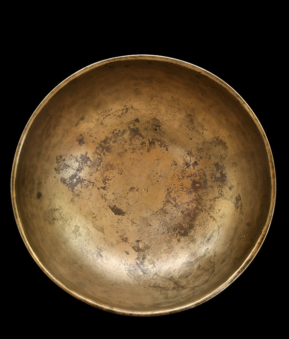 Antique Manipuri Singing Bowl  D#3 155Hz 8 1/4" A16137 Bodhisattva Trading Company