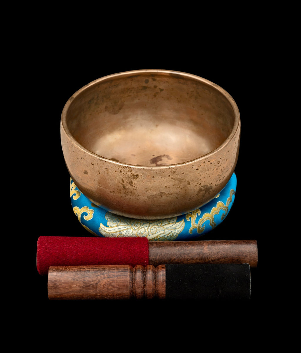 Antique Special Thick Void Thadobati Singing Bowl C#4 280Hz 6 3/4" A16141 Bodhisattva Trading Company