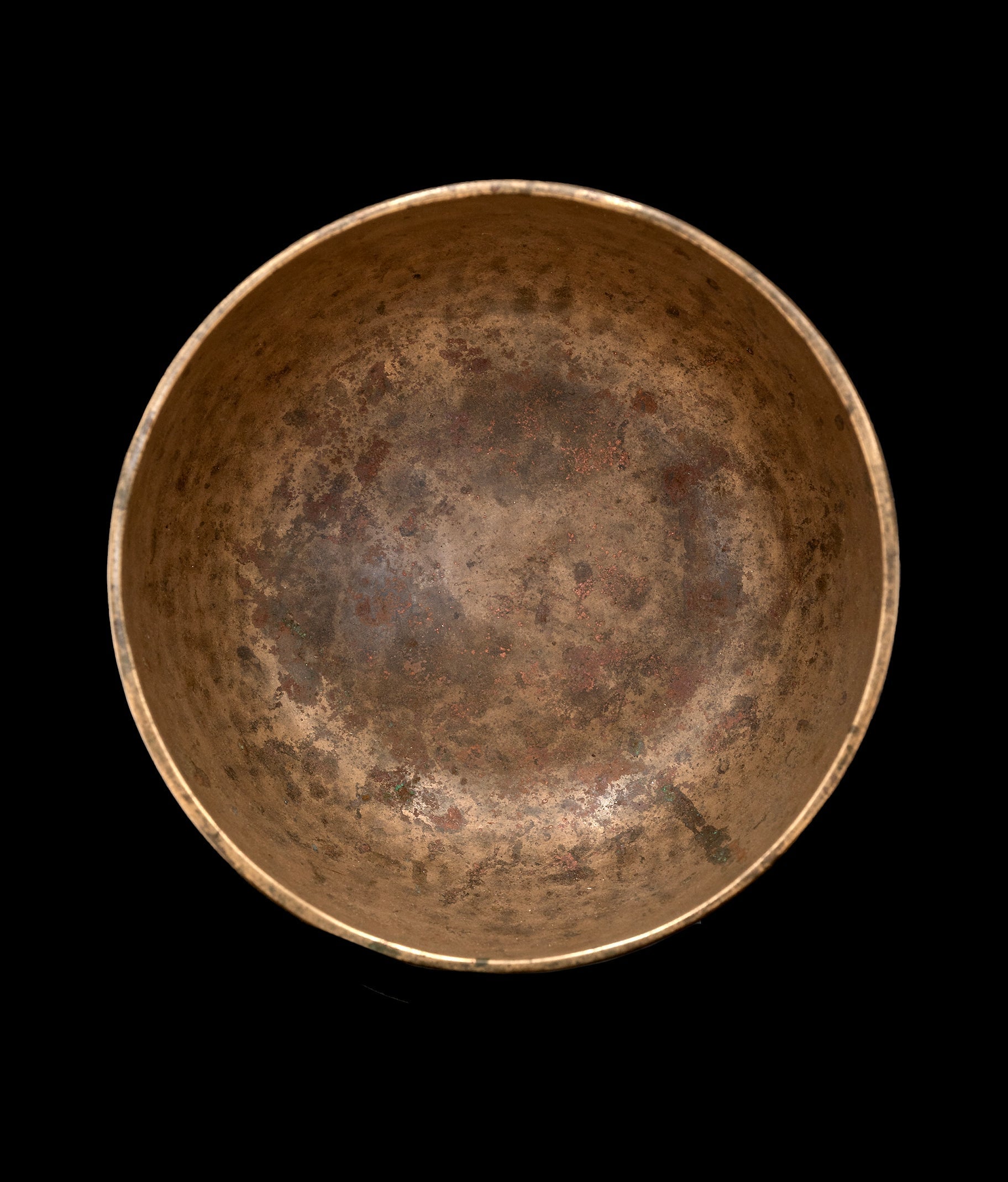 Antique Thadobati Singing Bowl A3 221Hz 6 3/4" A16158 Bodhisattva Trading Company