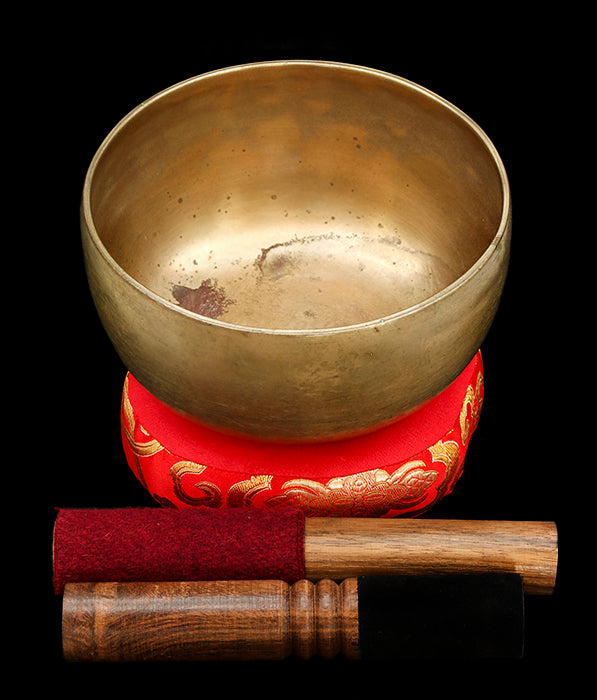 Antique Special Singing Bowl B3 253Hz 6 7/8" A16160 Bodhisattva Trading Company