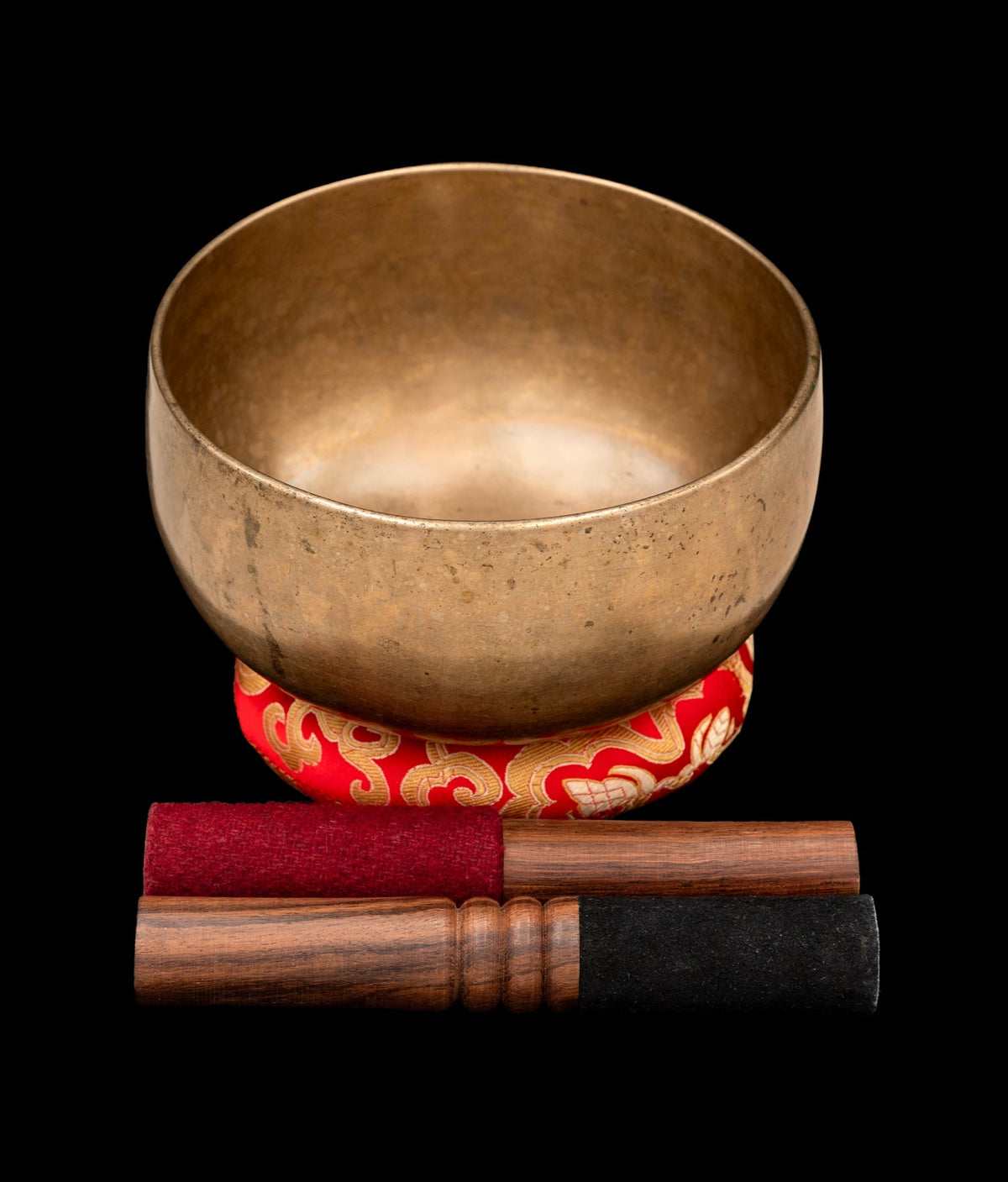 Antique Thadobati Singing Bowl A3 221Hz 6 1/2" A16164 Bodhisattva Trading Company