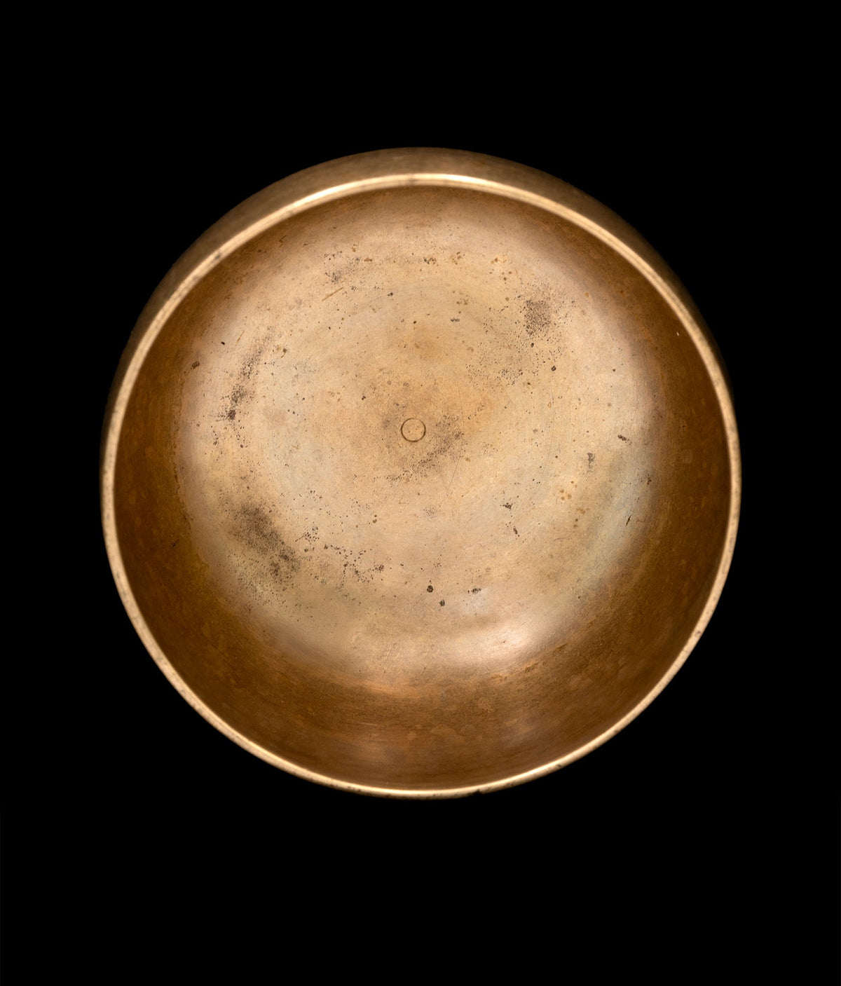 Antique Thadobati Singing Bowl A3 221Hz 6 1/2" A16164 Bodhisattva Trading Company